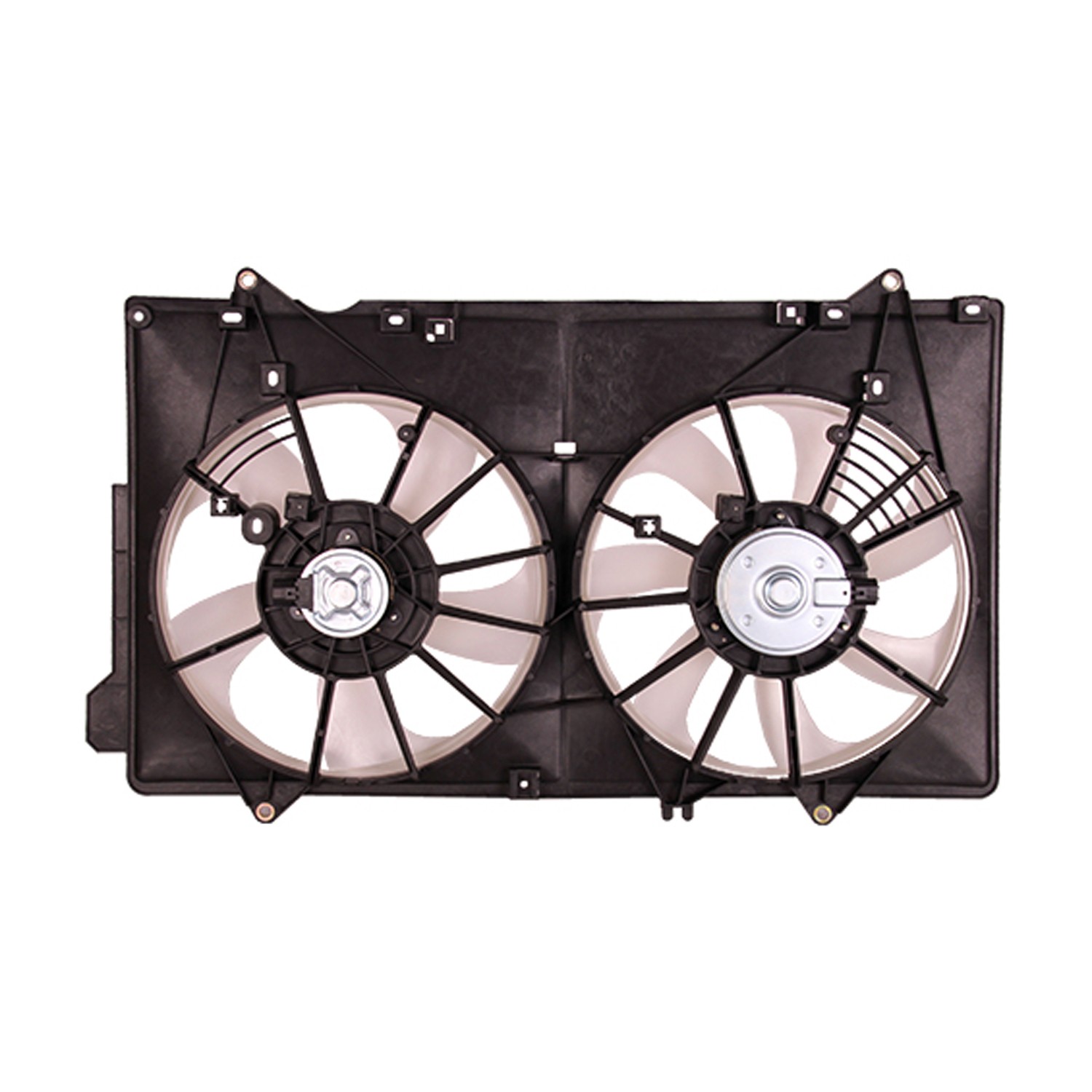 Engine Cooling Fan Assembly Motor/Blade/Shroud Dual Fan Assy for Mazda CX-5 2013–2016