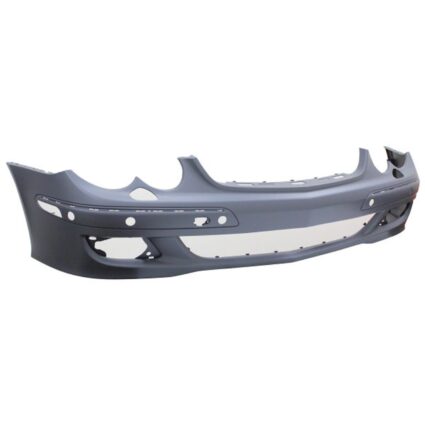 Bumper Cover Front C209 w/o Sport Pkg w/Headlamp Washers w/Parktronic Primed for Mercedes-Benz CLK350 CLK500 CLK550