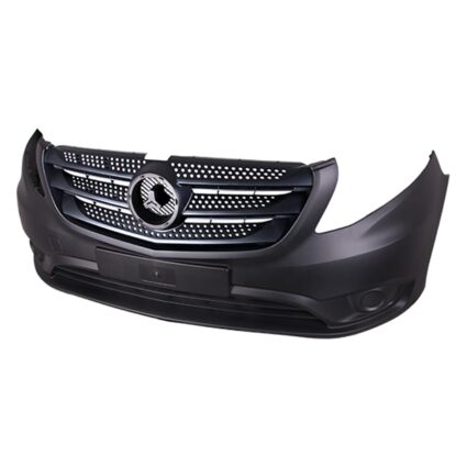Bumper Cover Front W447 w/o Active Park Assist w/o Fog Lamps Textured for Mercedes-Benz Metris 2016–2023