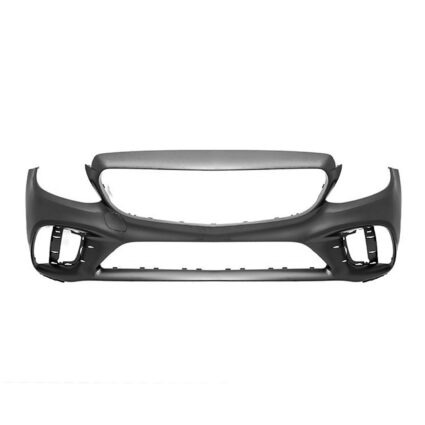 Bumper Cover Front A205/C205/W205/S205 w/AMG Styling Pkg w/Sur View w/o Active Park Assist Primed for Mercedes-Benz C300 Convertible Coupe Wagon Sedan 2019–2023