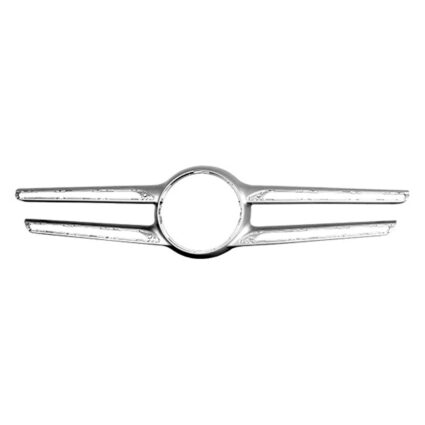 Grille Molding W166/X166 w/o Surround View w/o Night Pkg Iridium Silver CAPA for Mercedes-Benz GLE300d GLE350 GLE400 GLE550 GLE550e