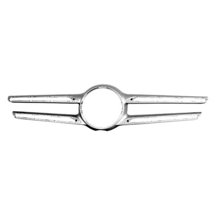 Grille Molding W166/X166 w/Surround View w/o Night Pkg Iridium Silver CAPA for Mercedes-Benz GLE300d GLE350 GLE400 GLE550 GLE550e