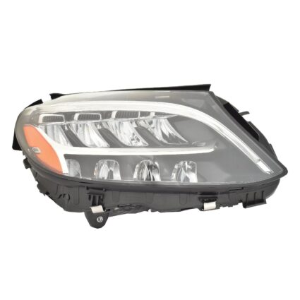 Headlight Lens Housing Right A205/C205 LED w/o Active Lighting CAPA for Mercedes-Benz C300 C43 AMG C63 AMG C63 AMG S