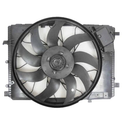 Engine Cooling Fan Assembly W204/W212/C204/C207/A207/W218/R172/C117/X156 w/Towing Pkg for Mercedes-Benz C63 AMG CLA45 AMG CLS63 AMG CLS63 AMG S E400 E550 E63 AMG E63 AMG S GLA45 AMG SLK55 AMG