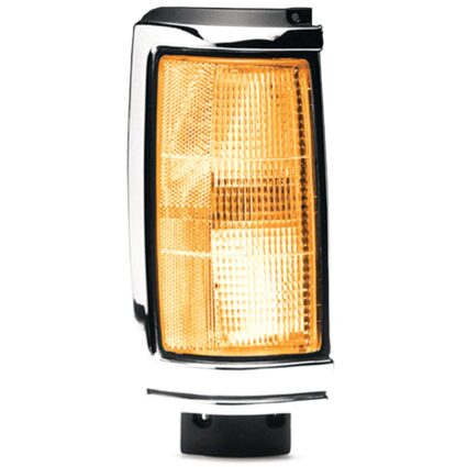 Parking Light Assembly Right Chrome & Black for Dodge Ram 50 Mitsubishi Mighty Max