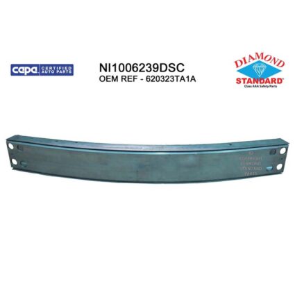 Bumper Cover Reinforcement Front CAPA for Nissan Altima Sedan 2013–2015