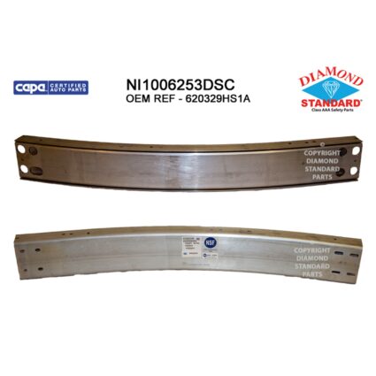 Bumper Cover Reinforcement Front CAPA for Nissan Altima Sedan 2016–2018