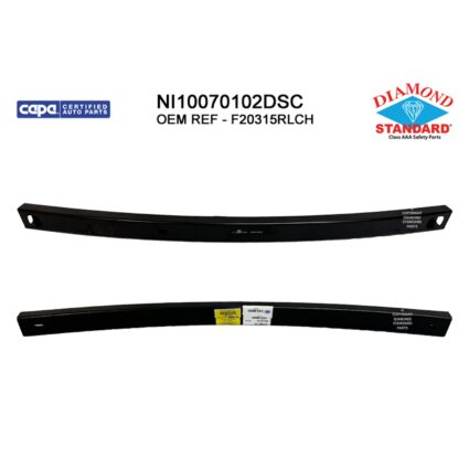 Bumper Cover Reinforcement Front Lower Absorber Reinforcement CAPA for Nissan Kicks Versa