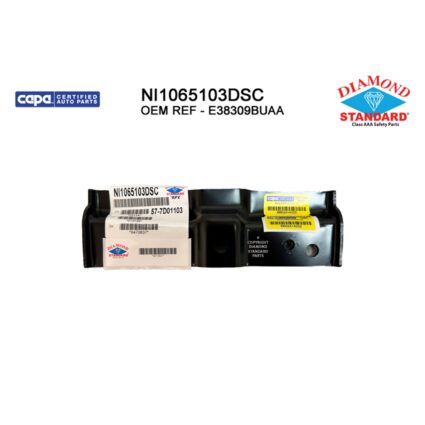 Bumper Bracket Front Mounting Bracket CAPA for Nissan Frontier 2022–2024