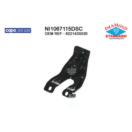 Bumper Bracket Front Right CAPA for Nissan Frontier Xterra