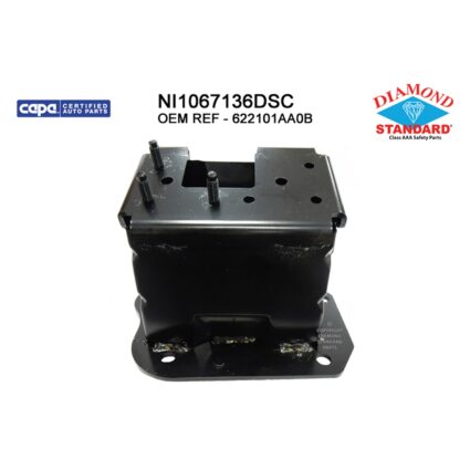 Bumper Bracket Front Right CAPA for Nissan Murano 2009–2014