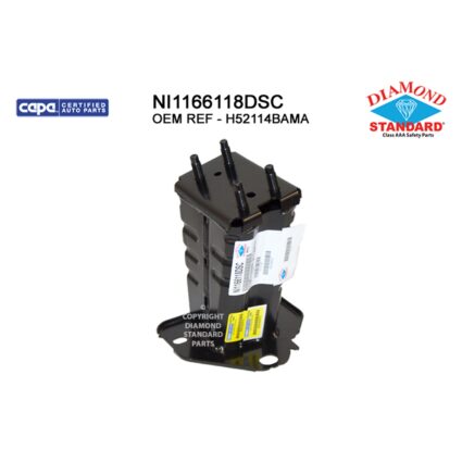 Bumper Bracket Rear Left USA Built CAPA for Nissan Rogue 2014–2020