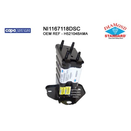 Bumper Bracket Rear Right USA Built CAPA for Nissan Rogue 2014–2020