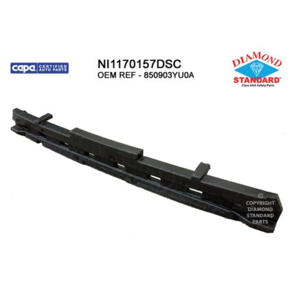 Bumper Impact Absorber Rear CAPA for Nissan Sentra 2016–2018