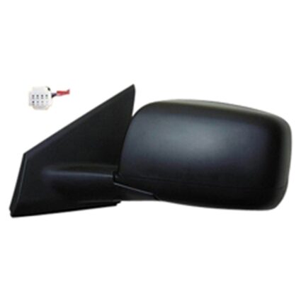 Door Mirror Assembly Left Power Heated w/o Side View Camera w/Cover Textured for Nissan Rogue Rogue Select