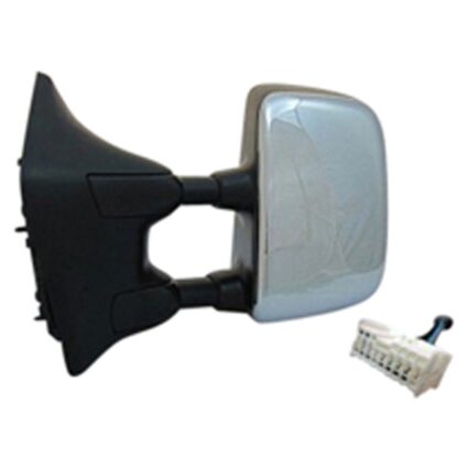 Door Mirror Assembly Left Power Heated w/Memory w/Towing Pkg w/Chrome Cover for Nissan TITAN LE SL 2004–2015