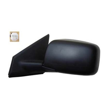 Door Mirror Assembly Left Power Heated w/o Side View Camera w/Cover for Nissan Rogue Rogue Select