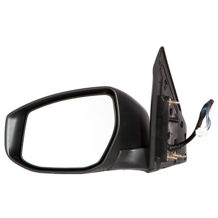 Door Mirror Assembly Left Power Heated w/o Signal Lamp w/Cover for Nissan Sentra 2013–2015