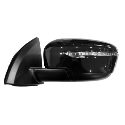 Door Mirror Assembly Left Heated w/Signal Lamp w/o Side View Camera w/Cover for Nissan Qashqai Rogue Sport