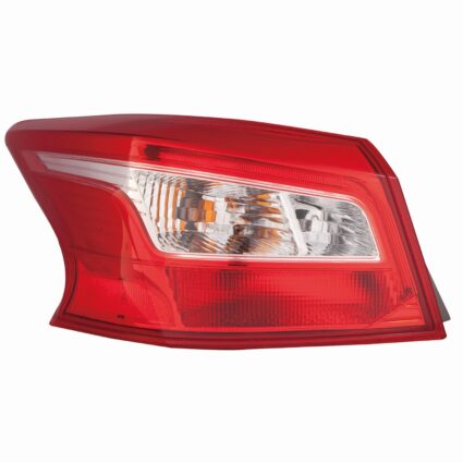 Tail Light Assembly Left Outer for Nissan Sentra 2016–2019