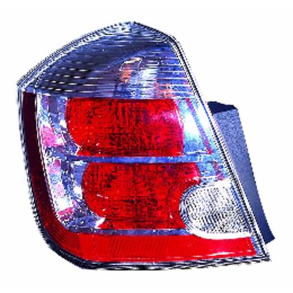 Tail Light Housing Left Includes Lens CAPA for Nissan Sentra 2007–2009