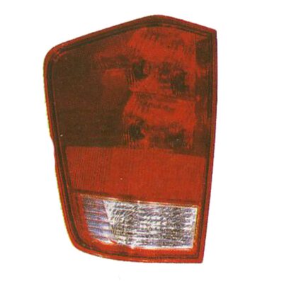 Tail Light Housing Right w/o Utility Compartment Includes Lens CAPA for Nissan TITAN 2004–2015