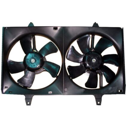 Engine Cooling Fan Assembly Includes Motor/Fan/Blade Dual Fan Assembly for INFINITI I30 Nissan Maxima