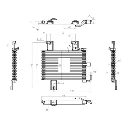 Automatic Transmission Oil Cooler Assembly for Nissan Frontier Pathfinder Xterra