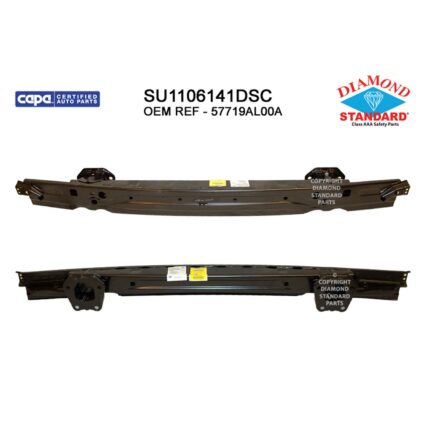 Bumper Cover Reinforcement Rear CAPA for Subaru Legacy 2015–2019
