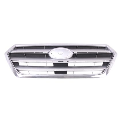 Grille Assembly w/Chrome Trim Silver CAPA for Subaru Legacy 2015–2017