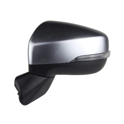 Door Mirror Left w/Signal Lamp w/BSD w/Memory w/Cover Satin Chrome for Subaru Forester 2019–2021