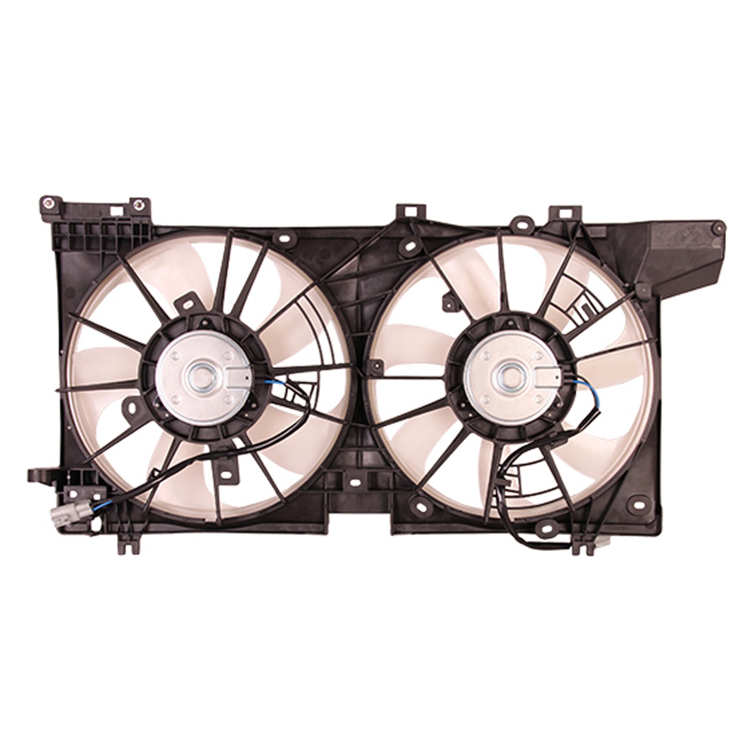 Engine Cooling Fan Assembly Motor/Blade/Shroud Dual Fan Assembly for Subaru Legacy Outback