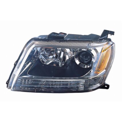 Headlight Lens Housing Left CAPA for Suzuki Grand Vitara 2006–2008