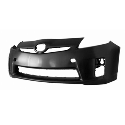 Bumper Cover Front Halogen Headlamps w/o Pre-Collision System Primed CAPA for Toyota Prius 2010–2011
