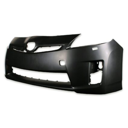 Bumper Cover Front LED Headlamps w/o Pre-Collision System Primed CAPA for Toyota Prius 2010–2011