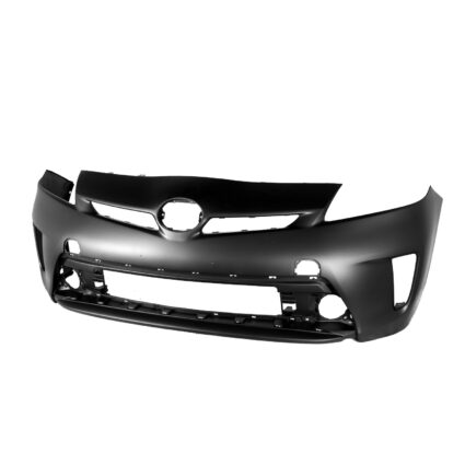 Bumper Cover Front w/o Headlamp Washers Halogen Headlamps Primed for Toyota Prius Prius Plug-In