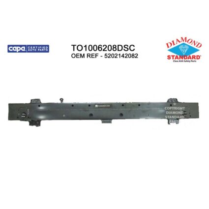 Bumper Cover Reinforcement Front CAPA for Toyota RAV4 2006–2012