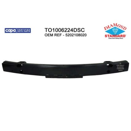 Bumper Cover Reinforcement Front CAPA for Toyota Sienna 2011–2014