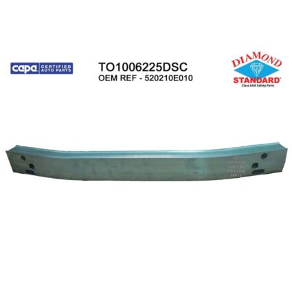Bumper Cover Reinforcement Front CAPA for Toyota Highlander 2011–2013