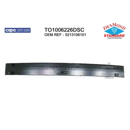 Bumper Cover Reinforcement Front To 12-13 CAPA for Toyota Camry 2012–2014