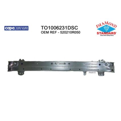 Bumper Cover Reinforcement Front North America Built CAPA for Toyota RAV4 2013–2014