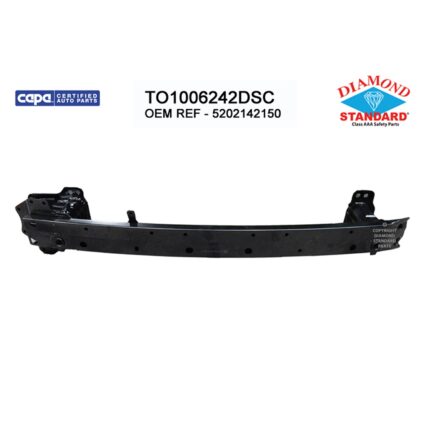 Bumper Cover Reinforcement Front From 10-14 CAPA for Toyota RAV4 2015–2018
