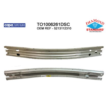 Bumper Cover Reinforcement Front Aluminum CAPA for Toyota Corolla 2020–2024