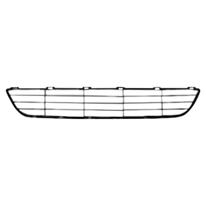 Bumper Cover Grille Front Matte Dark Gray for Toyota Yaris Sedan 2007–2008