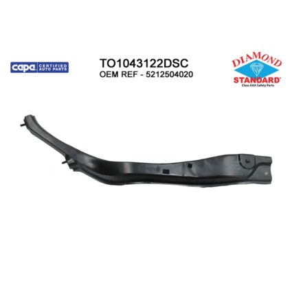 Bumper Cover Support Front Right Outer CAPA for Toyota Tacoma 2012–2015