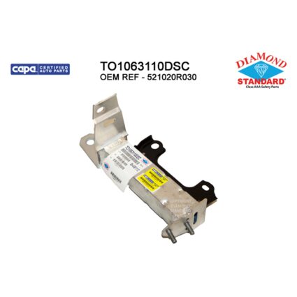 Bumper Support Front Right Lower Reinforcement Extension Bracket Japan Built CAPA for Lexus NX250 NX350 NX350h NX450h+ Toyota RAV4 RAV4 Prime Venza