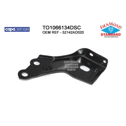 Bumper Bracket Front Left CAPA for Toyota Tacoma 2001–2004