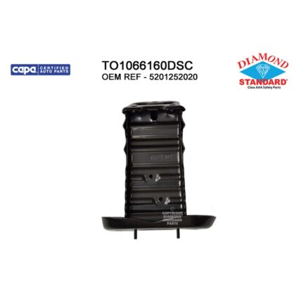 Bumper Bracket Front Left Arm Support CAPA for Toyota Yaris 2007–2012