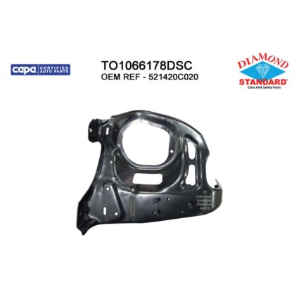 Bumper Bracket Front Left Mounting Arm CAPA for Toyota Tundra 2014–2021