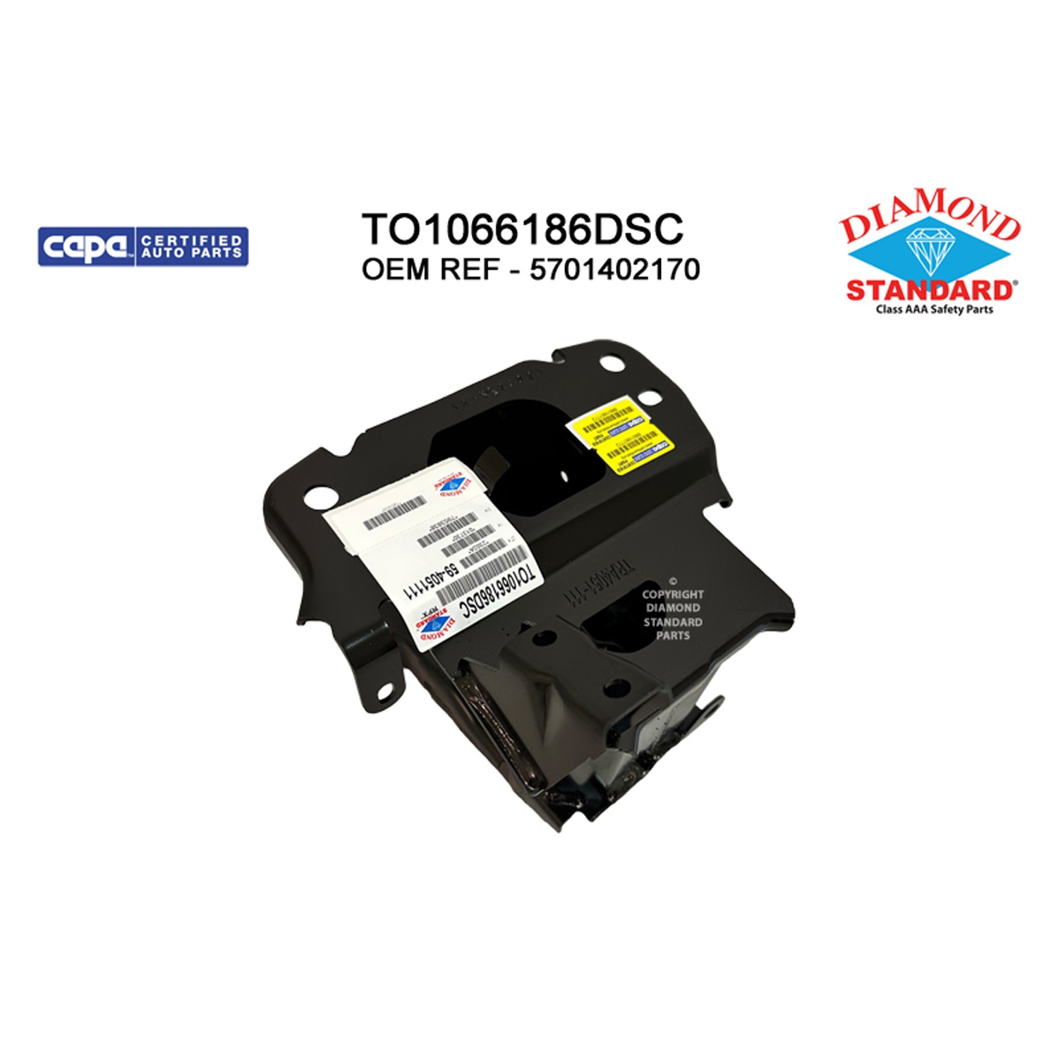 Bumper Bracket Front Left CAPA for Toyota Corolla 2019–2025